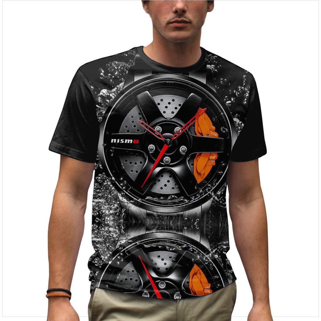 Kaos Pria Jam Tangan 3D Nismo Rim Watch 3 - Kaos Pria Big Size - SHOPLAB88