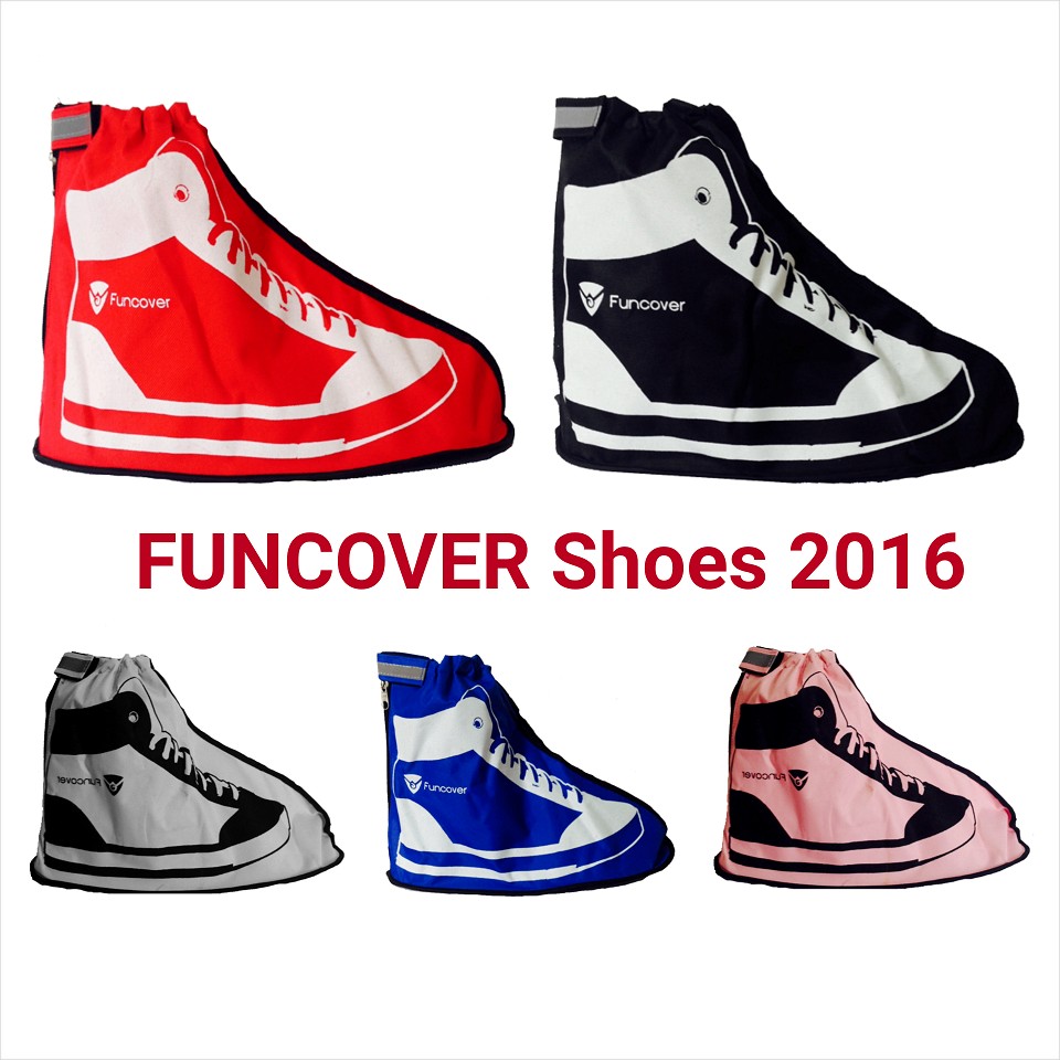 New FUNCOVER 2016 PINK, Cover Shoes / Jas Hujan Sepatu