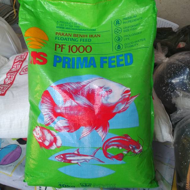 Pelet Ikan PF 1000 repack 1kg