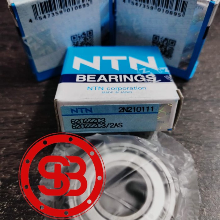 BEARING 6202 ZZ NTN / 6202ZZ C3 NTN JAPAN ORIGINAL