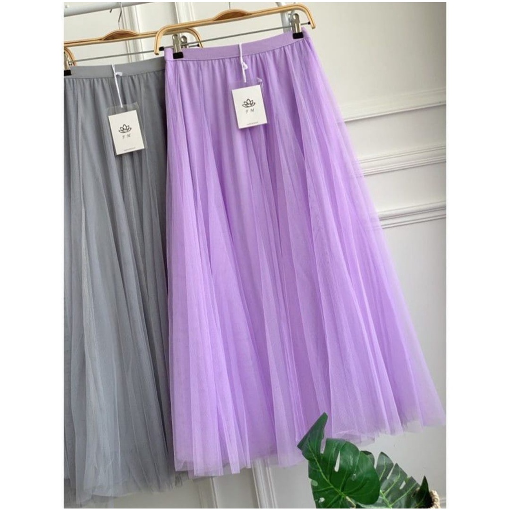 rok tutu - rok kombinasi tile - rok jumbo