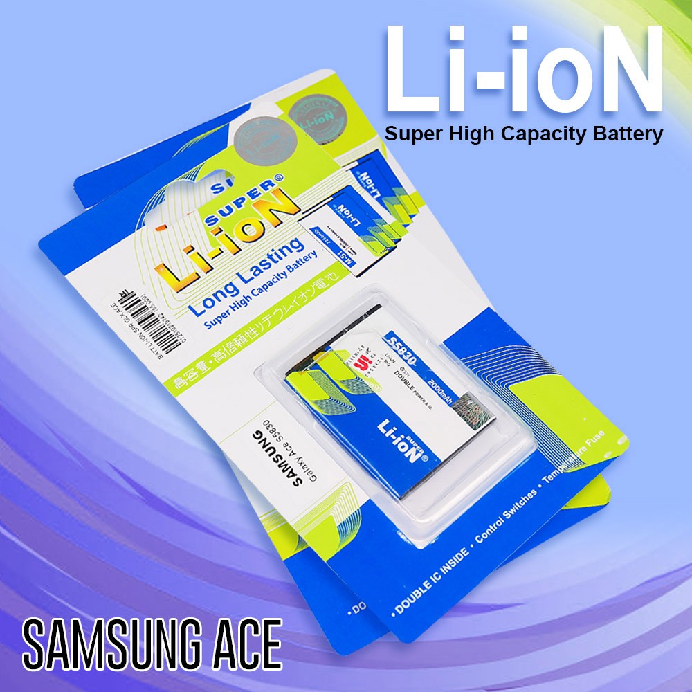 BATERAI SAMSUNG ACE BATTERY LI-ION SUPER SAMSUNG GALAXY ACE BATTERY SAMSUNG MURAH