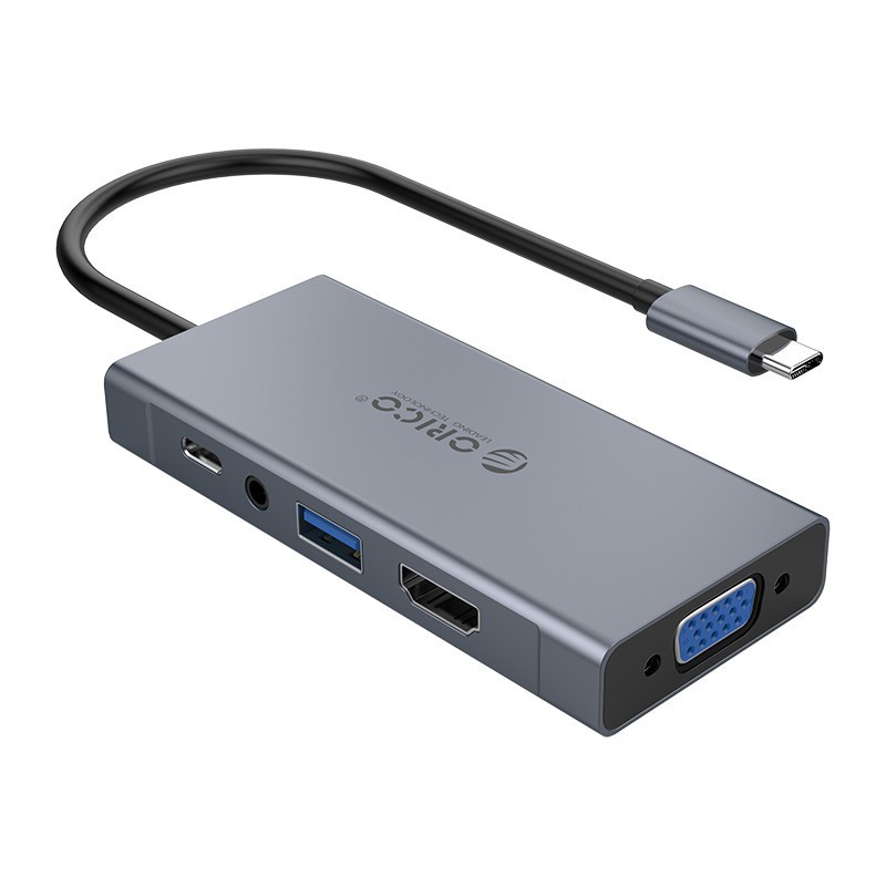 ORICO 5in1 Type C Hub USB 3.0 HDMI VGA AUDIO PD - MC-U501P