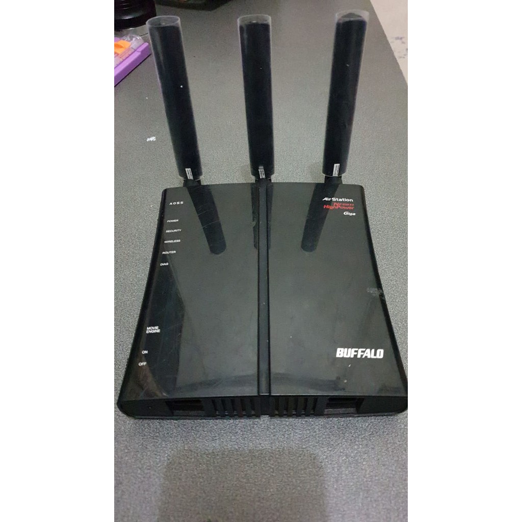 wireless router air station buffalo buffalo wzr hp g450h 4 port gigabi