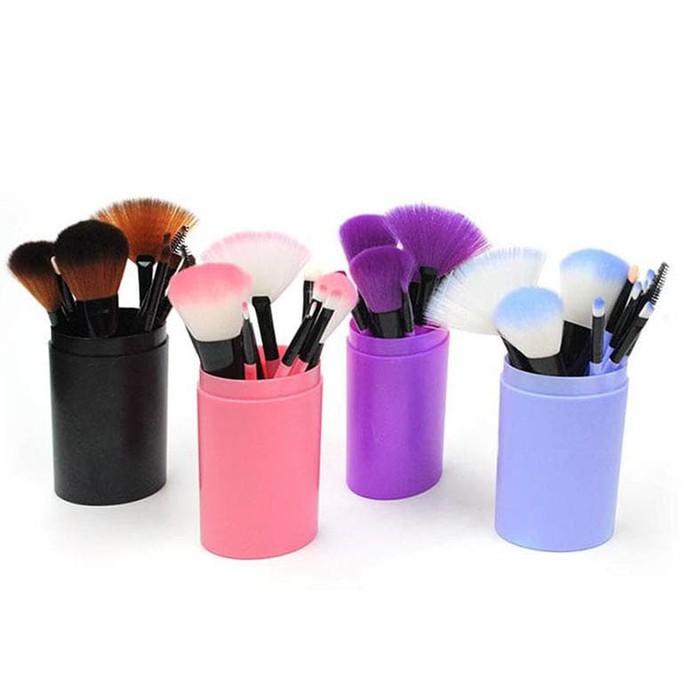SHABRINA_FASHION!! Alat Make Up 12 Kuas Kosmetik Make up Set