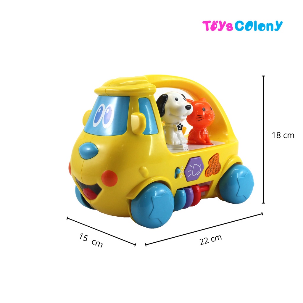 ABERO-MAINAN BAYI EDUKASI BUS STORY MUSIC BABY TOYS