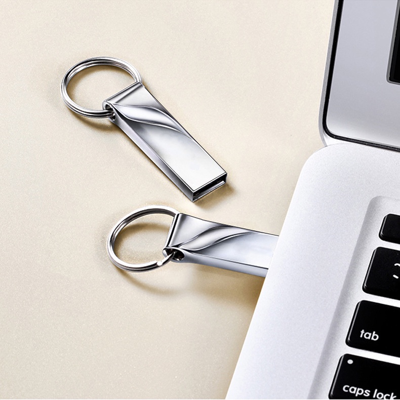 Flash Disk USB High Speed Bahan Metal Warna Silver / Gold / Rose Gold Kapasitas 8GB / 16GB / 32GB / 64GB / 128GB