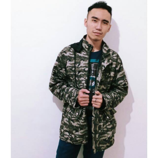 Jaket Pria/ Jaket Parka loreng/ Jaket Army