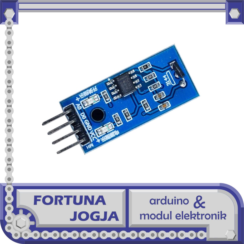 Modul Hall Effect Sensor 3144 Switch Board