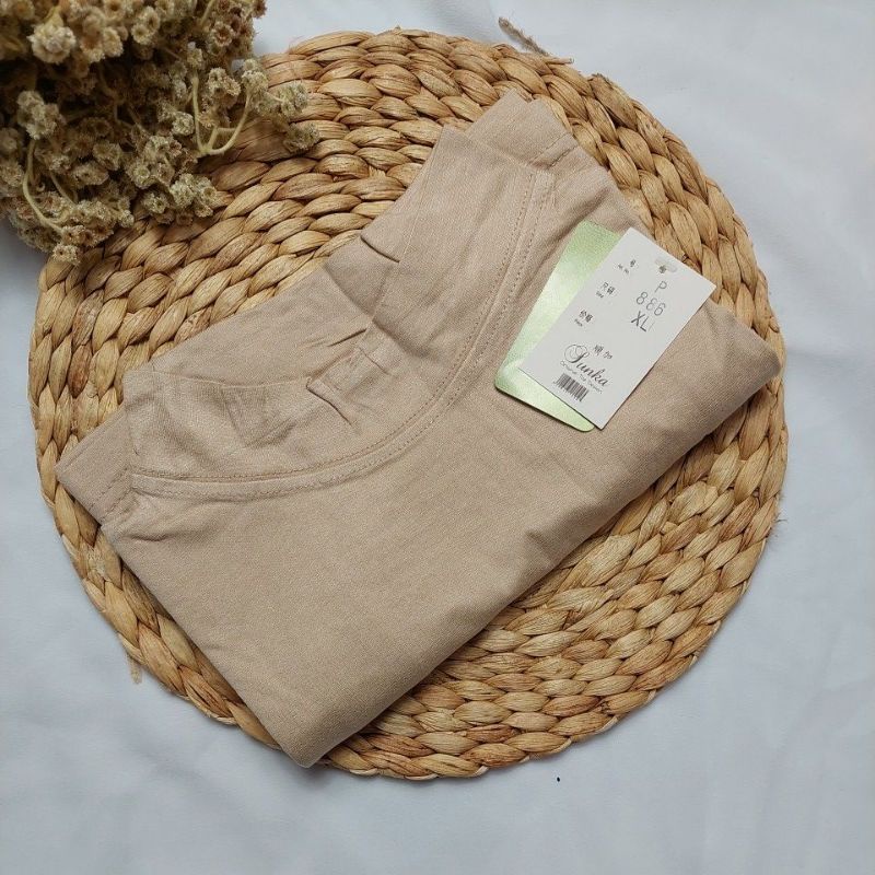 MANSET ATASAN TANGAN BUNTUNG (by sunka)-Beige