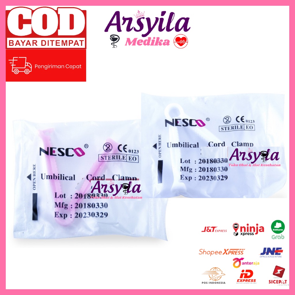 Jual Umbilical Cord Klem Tali Pusat Penjepit Pusar Life Resources Nesco Shopee Indonesia