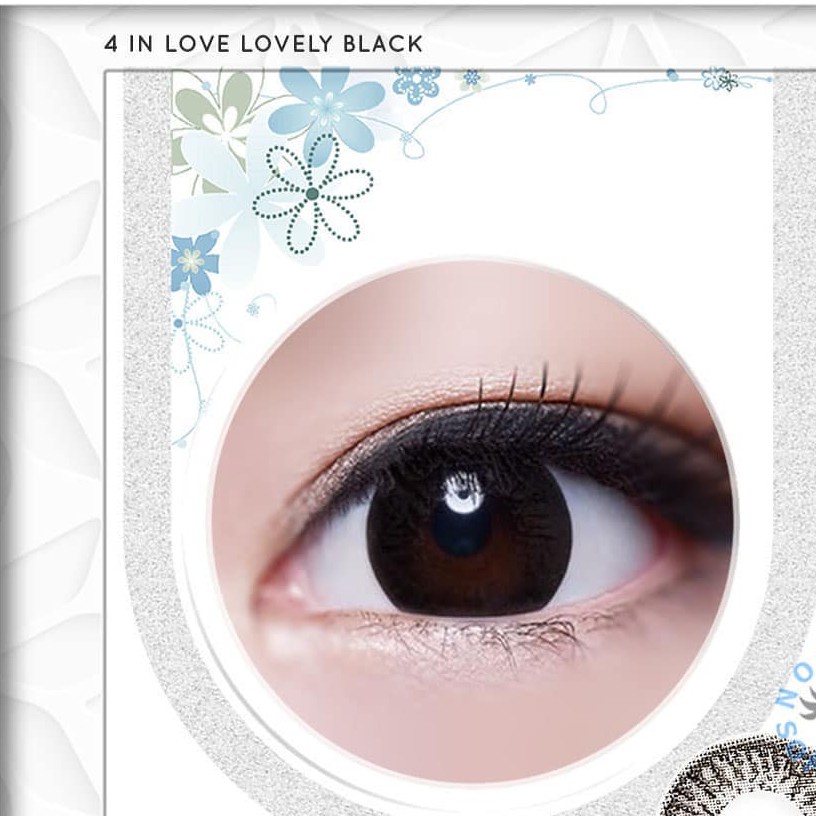 Softlens 4 in love - 14.2mm - Normal + Free tempat lensa