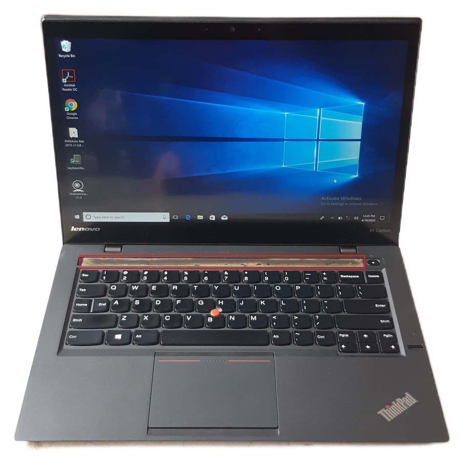 Lenovo Thinkpad X1 Carbon Core i7 4600u Touchscreen Layar Quad HD 14in