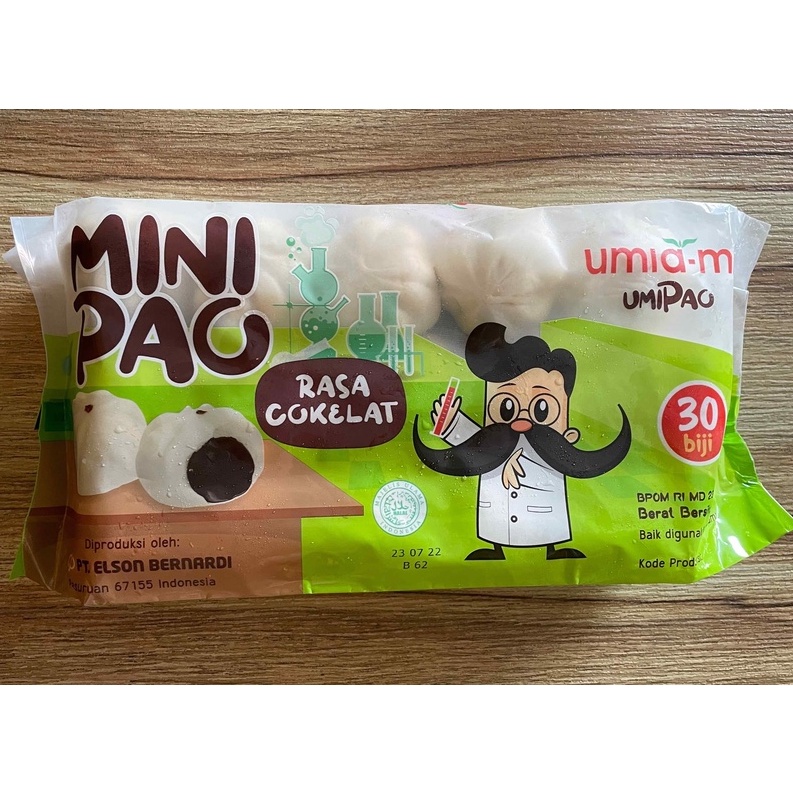 UMIAMI MINIPAO ISI 30S ANEKA VARIAN RASA (COKELAT, AYAM, DAGING SAPI, STRAWBERRY)