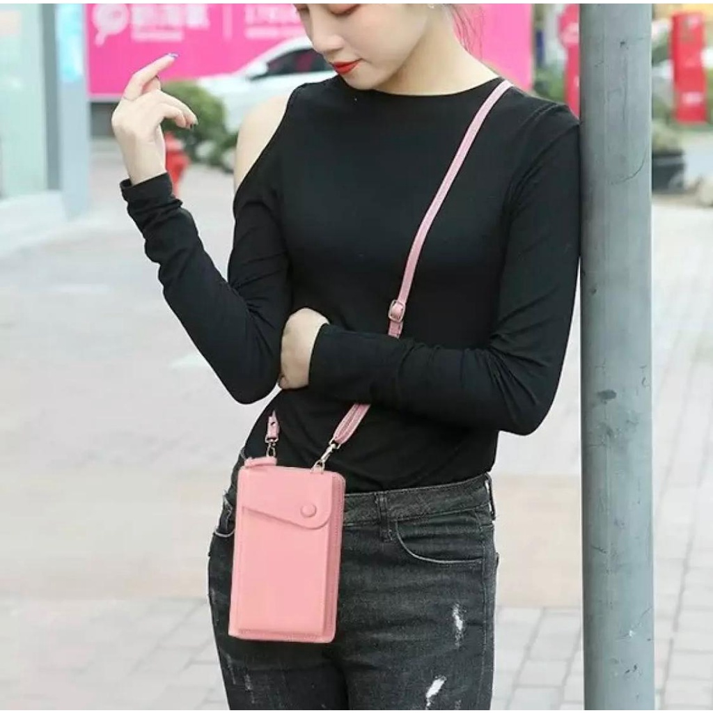 NEW Phone Bag Baby Sling Bag HP wanita KANCING DESY / dompet hp Muat HP Max 7.0” / Tas Dompet HP 2021 Viral Kekinian