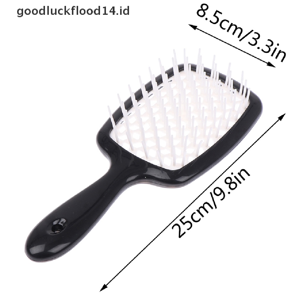 [OOID] Comb Hair Comb Square Spa Massage Combing Hair Inserts Combs Anti-static ID