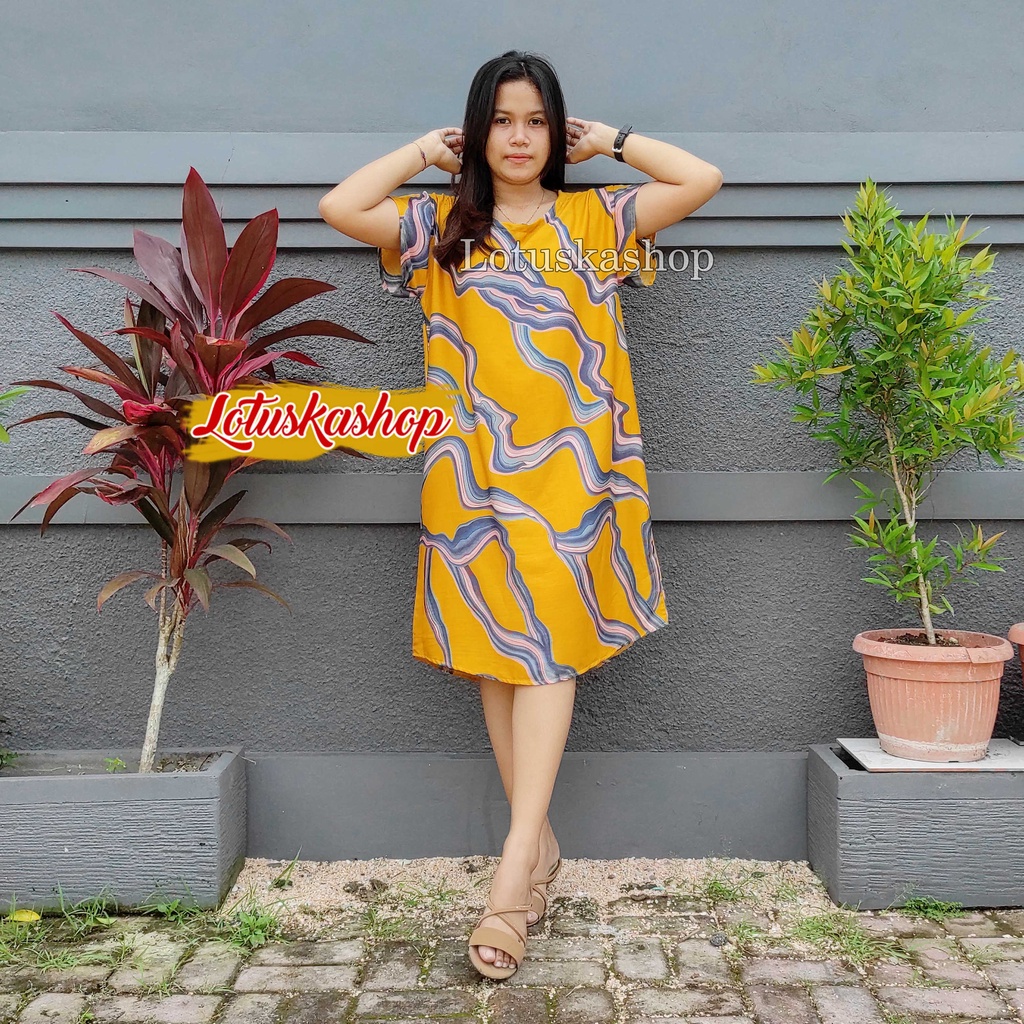Daster Bali Daisy-Vanesa Mustard
