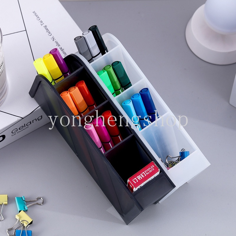 Kotak Penyimpanan Alat Tulis Pena Kuas Makeup Untuk Meja Kantor
