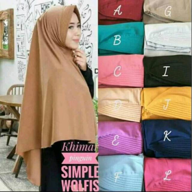 I0x105 KHIMAR PET JUMBO WOLFIS SYAR'I