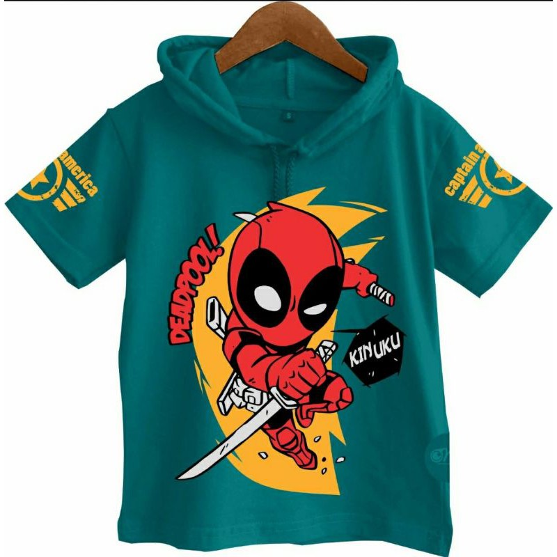 Kaos hoodie Anak Size 2-7 Tahun