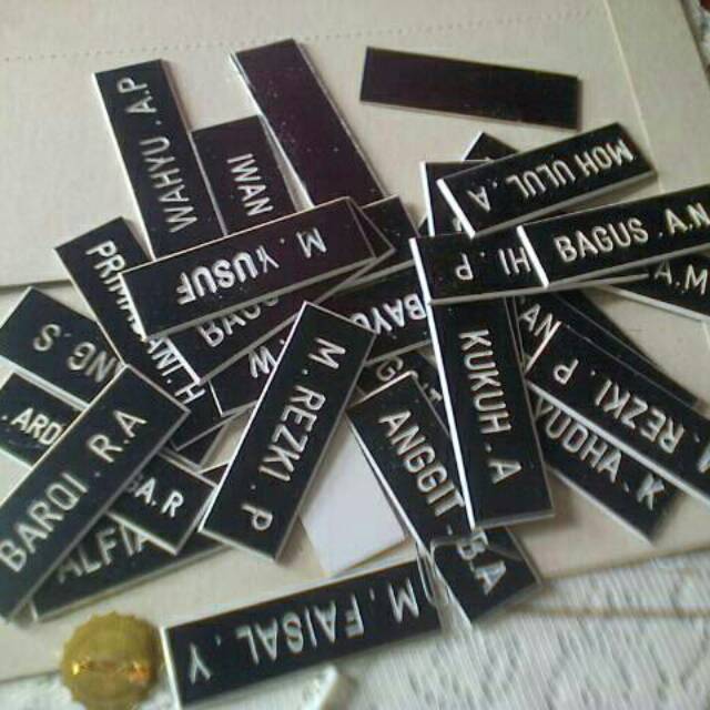 

Papan Nama Dada POLRI TNI