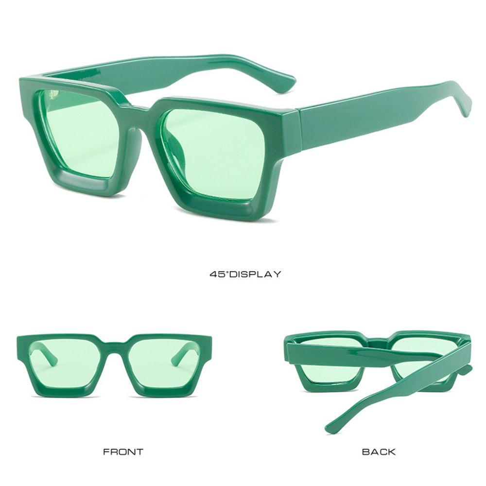 R-flower Retro Kacamata Fashion Bingkai Persegi Tebal Eyewear Ladies Shades