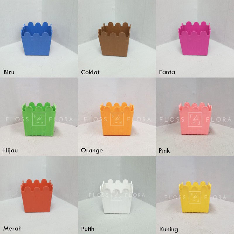 Vas Bunga Plastik / Vas Plastik 8809