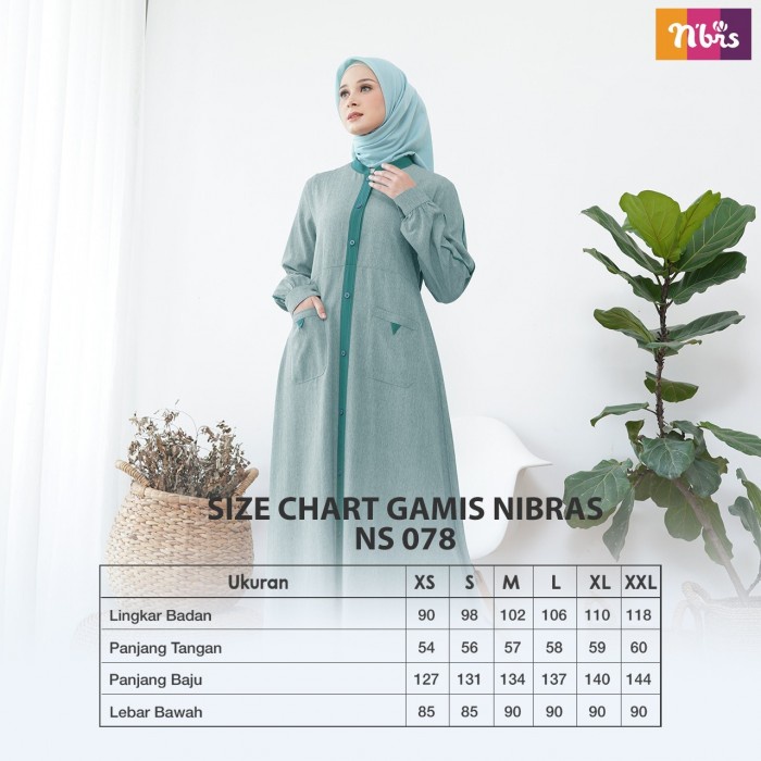 NS 78 NIBRAS © GAMIS ELEGAN GAMIS SYARI &amp; CASUAL