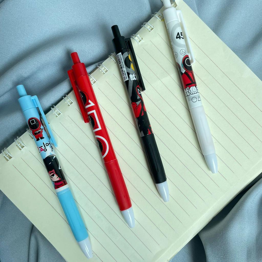 

PULPEN CETEK SQUID GAME PEN MEKANIK PENA LUCU UNIK READY GROSIR COD MURAH