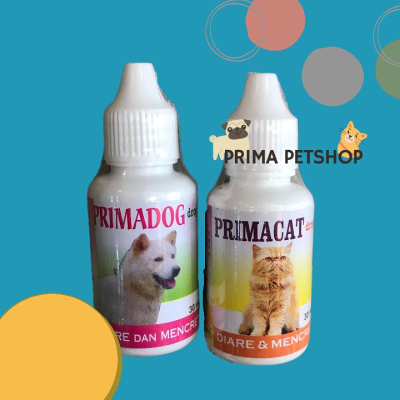 PRIMA CAT &amp; PRIMA DOG /  PRIMACAT PRIMADOG OBAT DIARE DAN MENCRET PADA KUCING 30ml