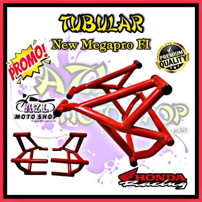 Tubular New Megapro fi injeksi Crashbar mega pro old primus pengaman body motor touring protector