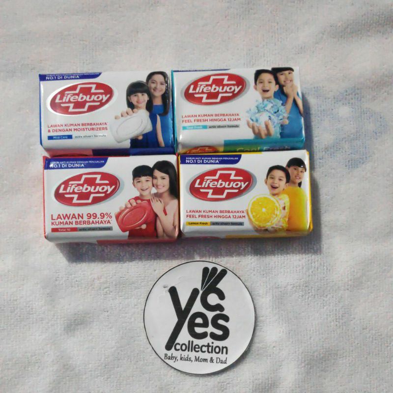 Sabun Batang Lifeboy soap bar 75g antibakteri lifebuoy lifboy lemon Kuning Total Merah mild care Biru