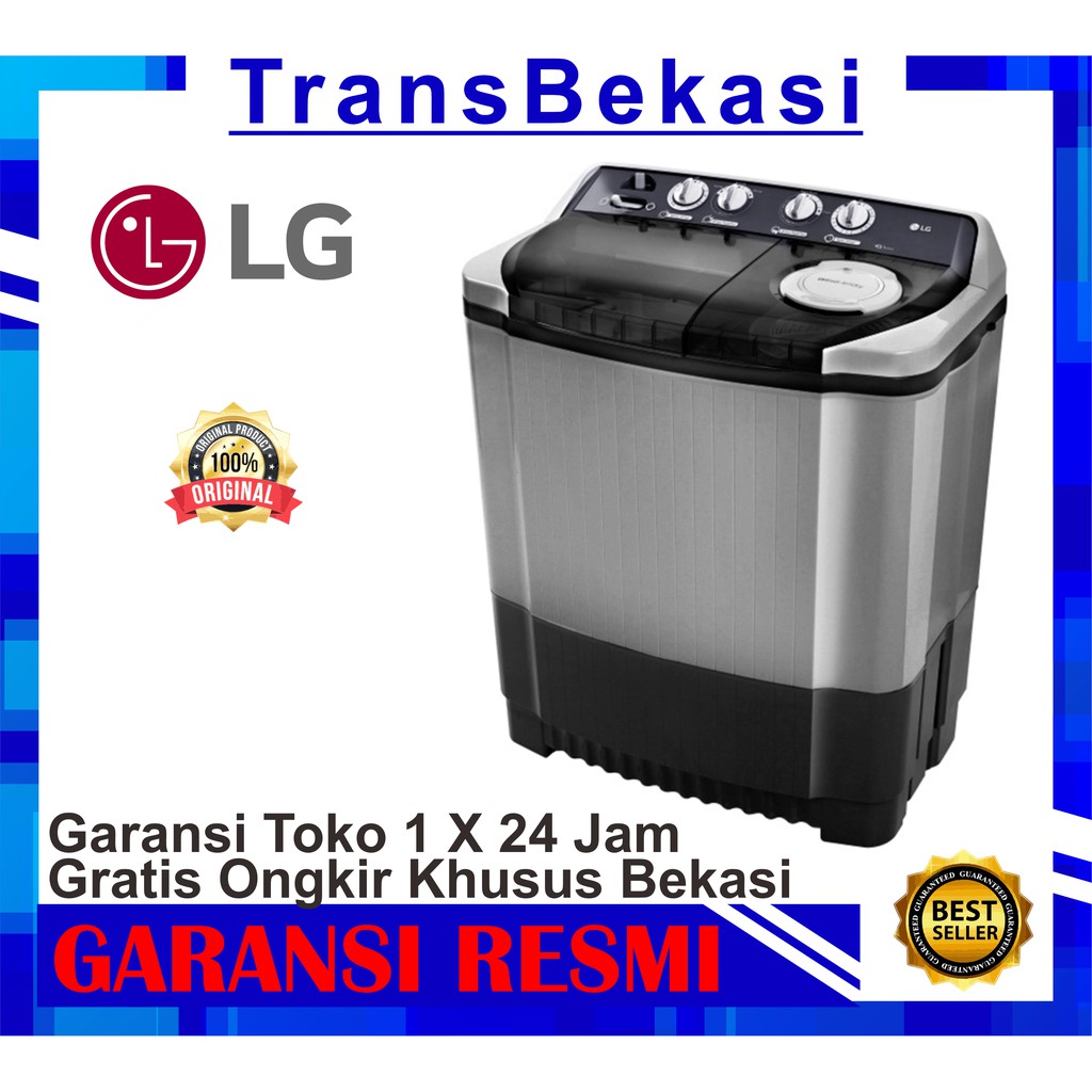 MESIN CUCI LG WP 1200R 2 TABUNG khusus bekasi free ongkir