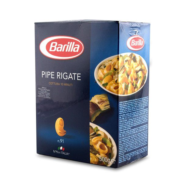 

BARILLA Pasta Pipe Rigate N91 500gr