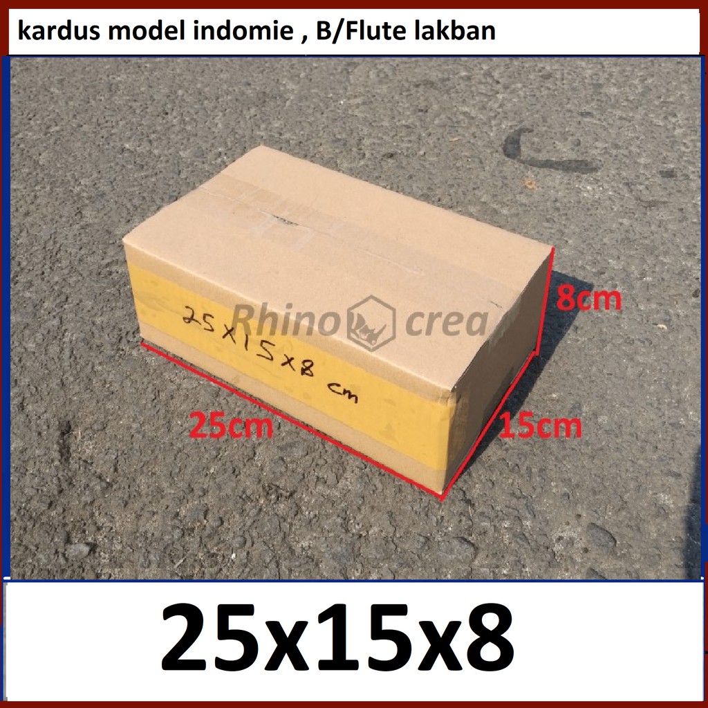 

Kardus 25x15x8 cm IND