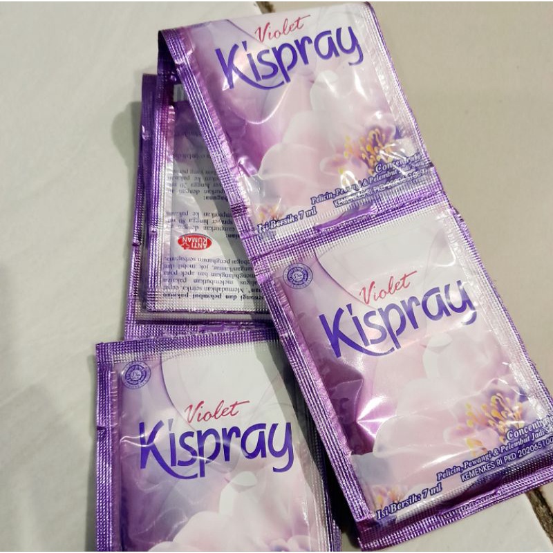 kispray sachet 7ml consentrat renceng isi 24 sachet