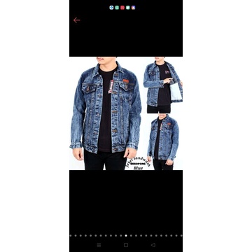 (BISA COD)  JAKET JEANS SANDWASH THE BOJIEL - JAKET SANDWASH PRINTING - JAKET JEANS PRIA-Slide 11