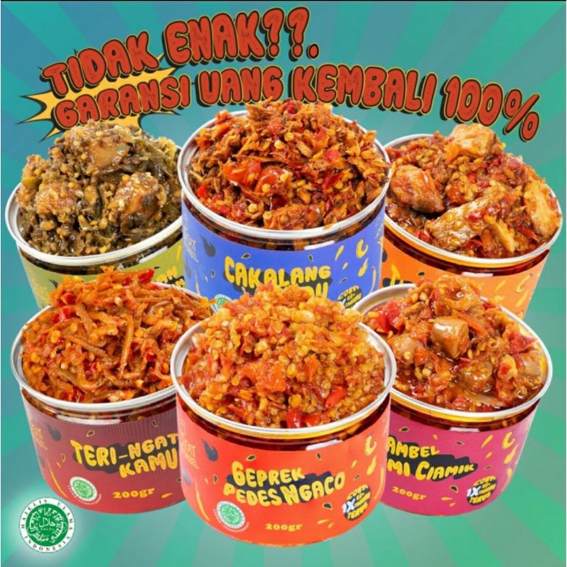 

Eat Sambel Sambel Cumi Sambel Teri Tuna Ayam Suwir Eatsambel 200gr