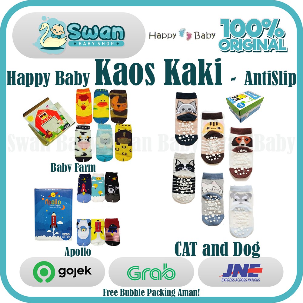 Happy Baby Socks / Kaos Kaki Happy Baby / Kaos Kaki Bayi dan Anak - PART 1