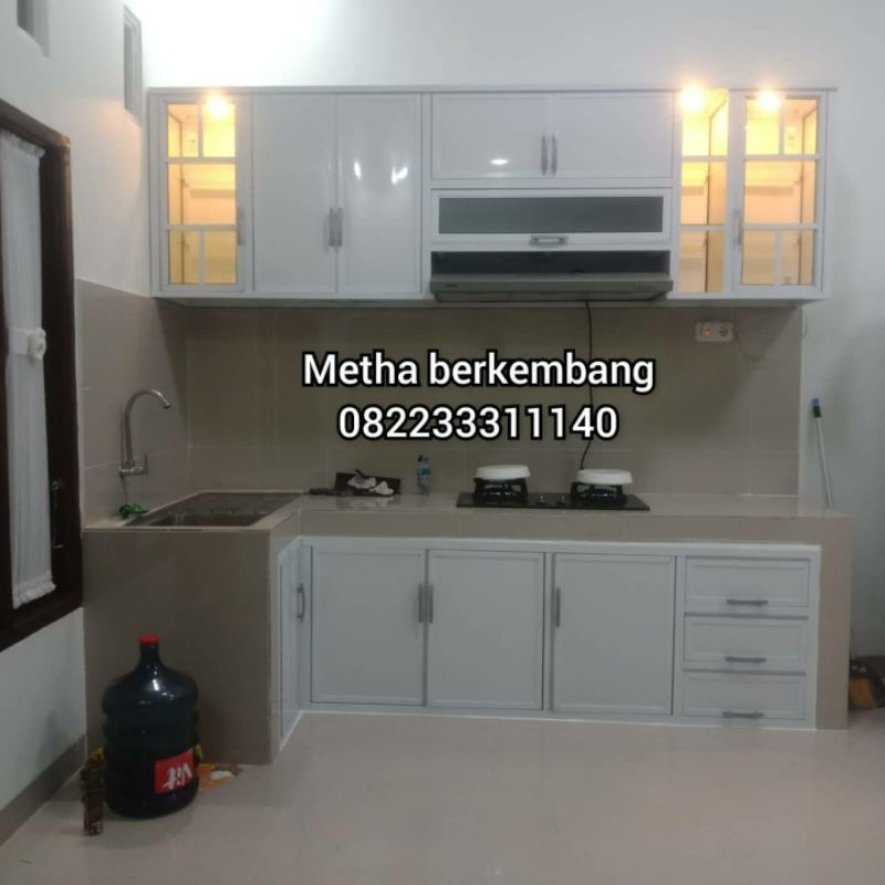 kitchen set aluminium acp