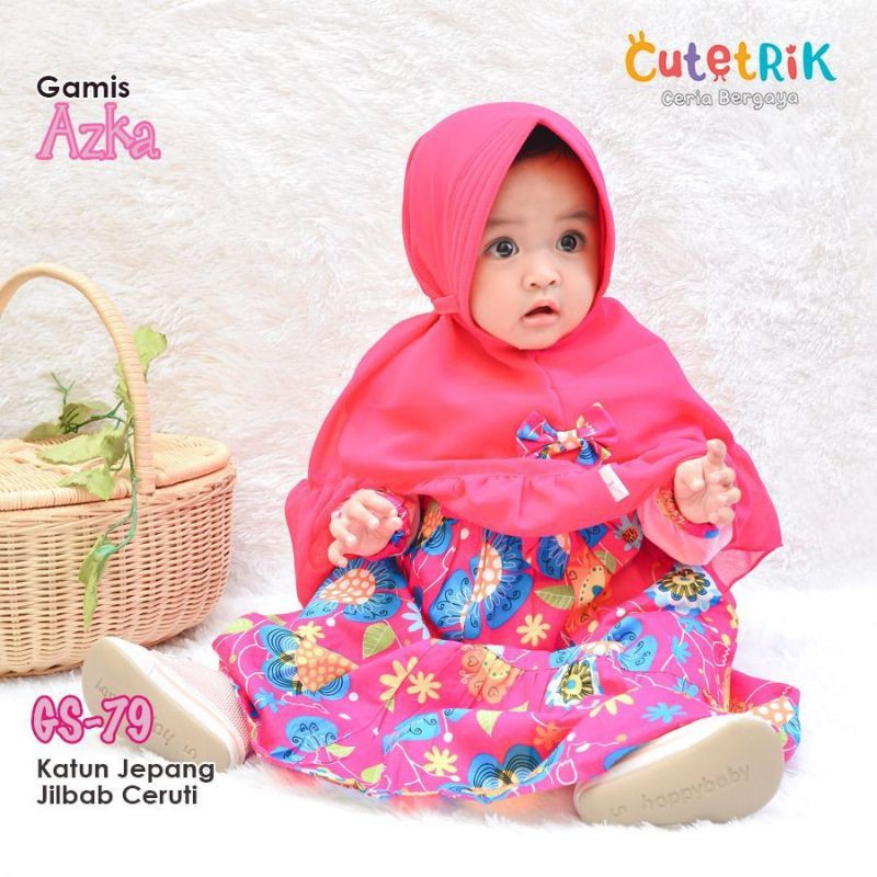 Cutetrik Gamis Anak Perempuan Gamis Baby Set Gamis Anak Perempuan
