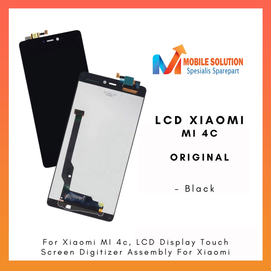 Grosir LCD Xiaomi Mi 4c Fullset Touchscreen ORIGINAL 100% Garansi 1 bulan + Packing / Bubble