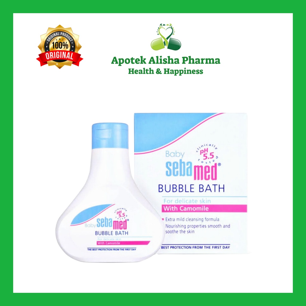 SEBAMED BABY BUBBLE BATH 200ml - Sabun untuk Melembabkan &amp; Meredakan Iritasi Kulit Bayi