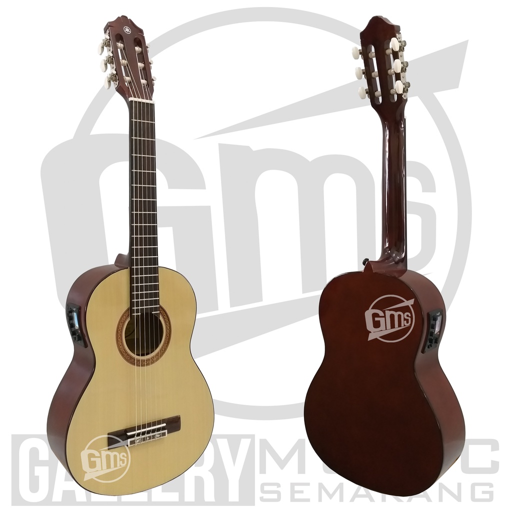 Gitar Klasik Elektrik Nylon ¾ Tanam Besi Preamp Equalizer Tuner Cowboy AW-1