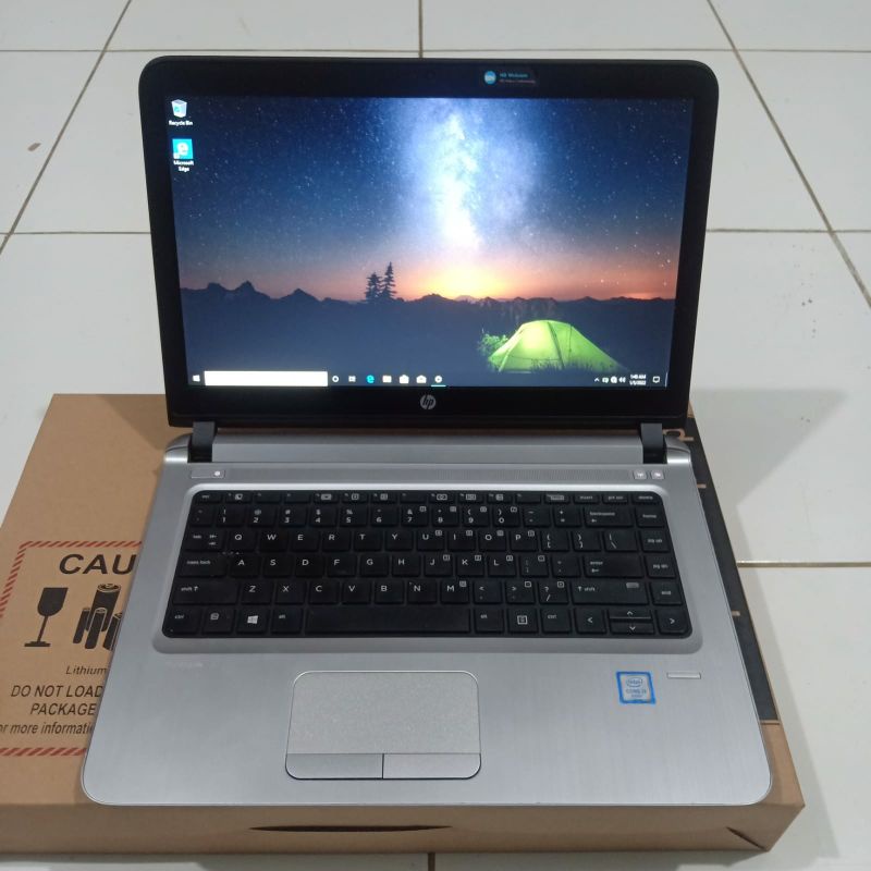 Laptop HP Probook 440 G3, Core i3 - 6100U Gen 6Th Ram 8GB  HDD 500GB Windows 10 Mulus like new slim