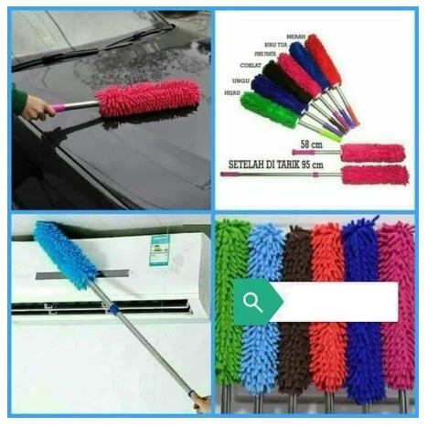 Kemoceng Panjang Microfiber Adjustable Murah