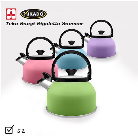TEKO BUNYI RIGOLETTO - TEKO SIUL - WHISTING KETTLE - CERET AIR MINUM