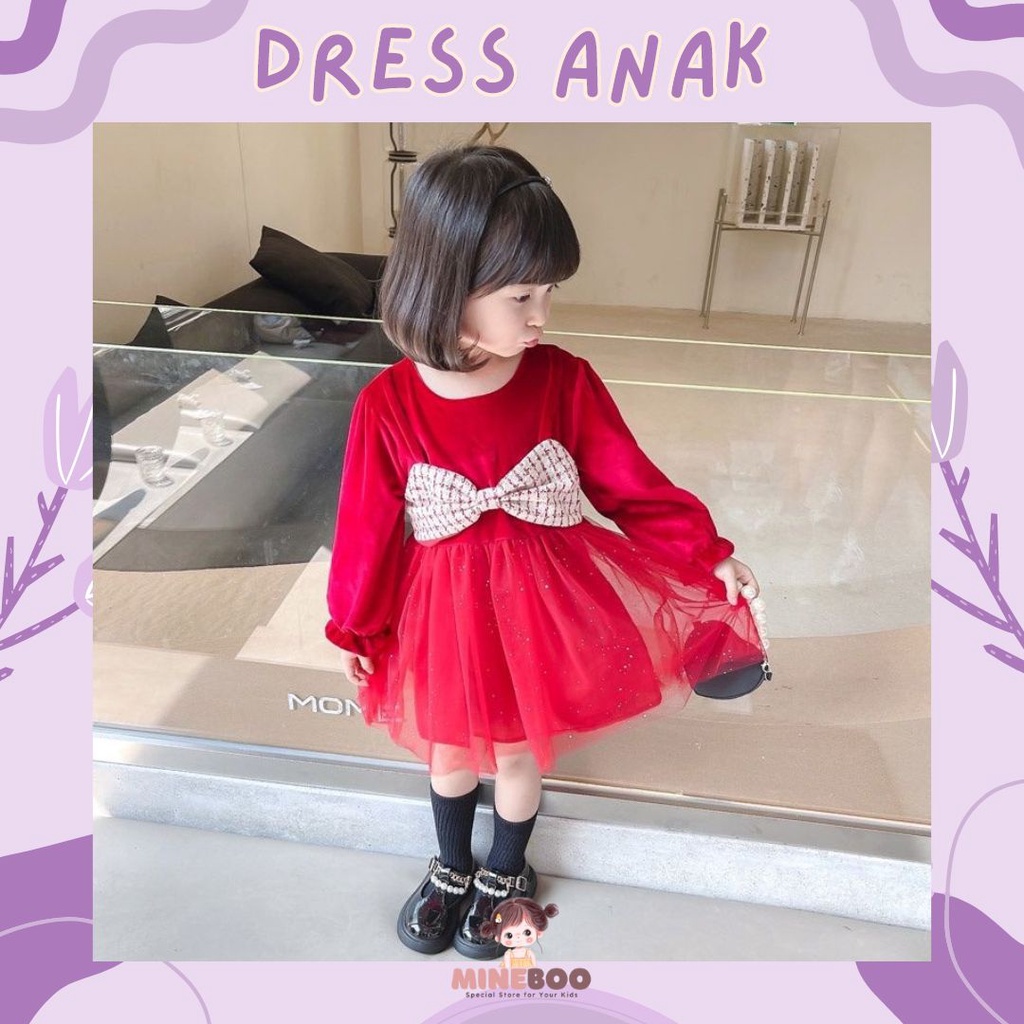 mineboo DRESS MINI CARLA EBV Bayi Perempuan Import