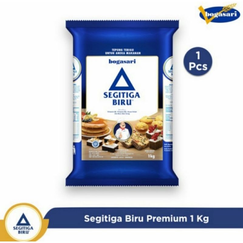 

TEPUNG TERIGU SEGITIGA BIRU PREMIUM 1kg