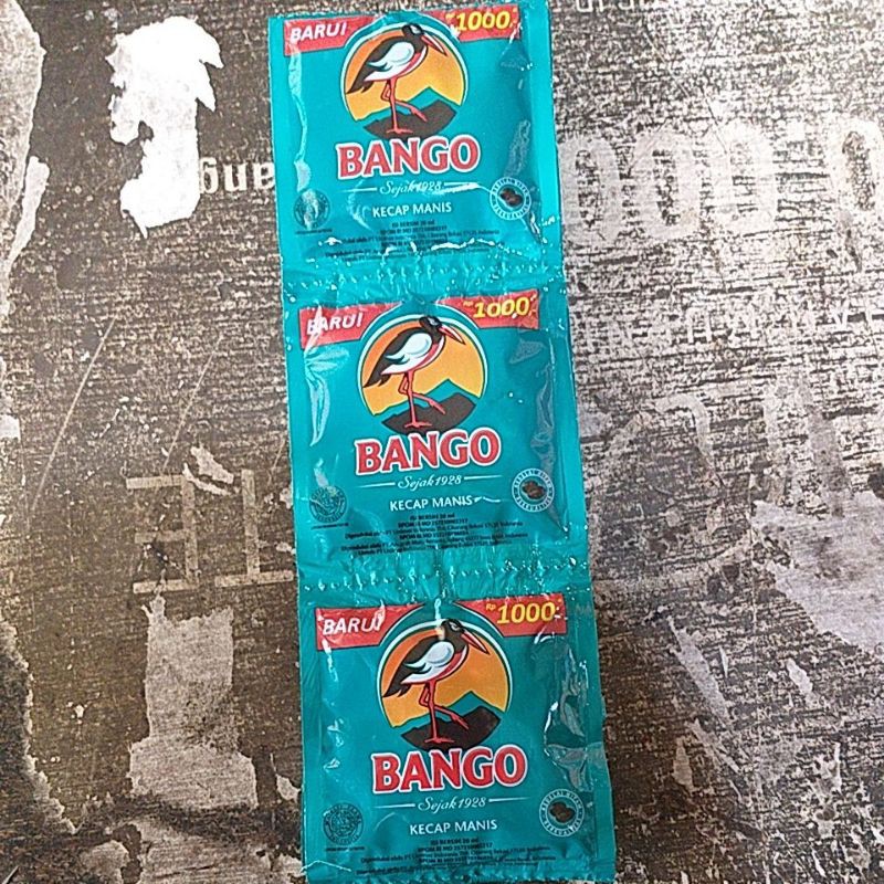 

Kecap Bango 1000 Renceng 18ml isi 12 sachet